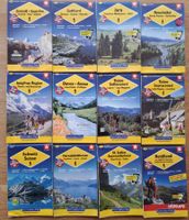 12 Wanderkarten u. 1 Velokarte