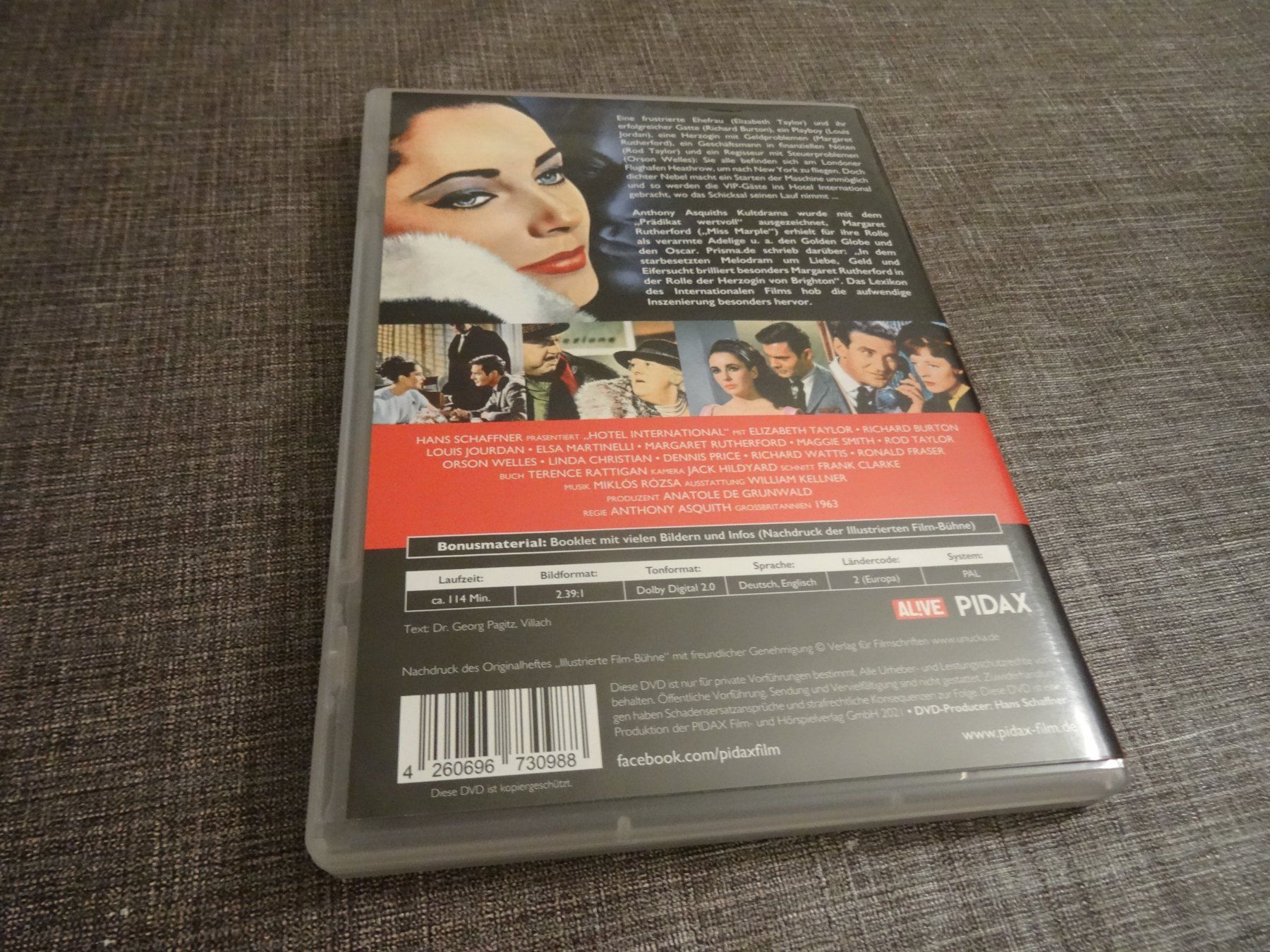 Tutti i DVDs: DVD Hotel International PIDAX – Usato da Olten venduto da Disc-Verkauf 2