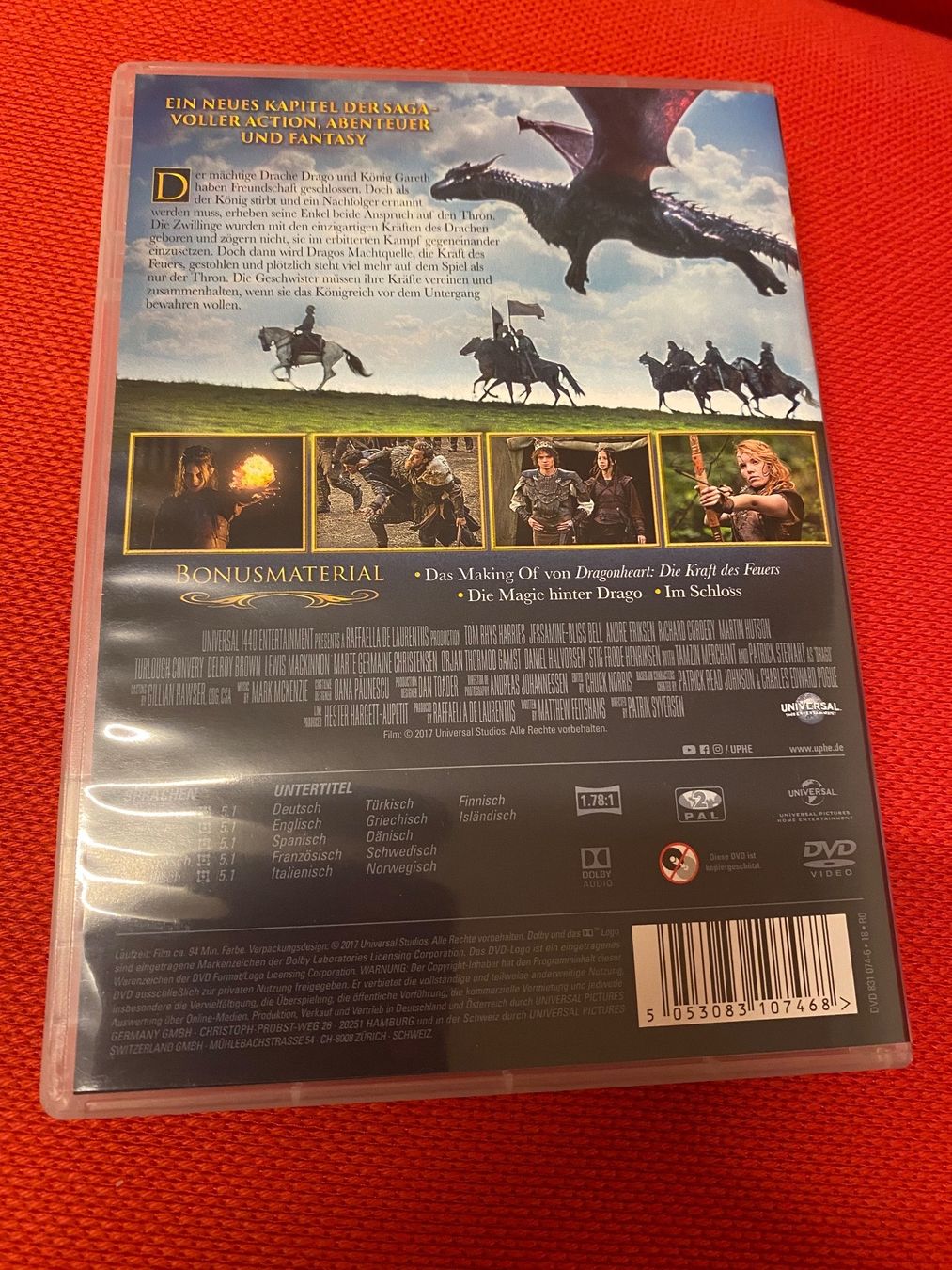 Tutti i DVDs: DragonHeart - Die Kraft Des Feuers – Nuovo (secondo la descrizione) da Einsiedeln venduto da Penguin_Holmes 1