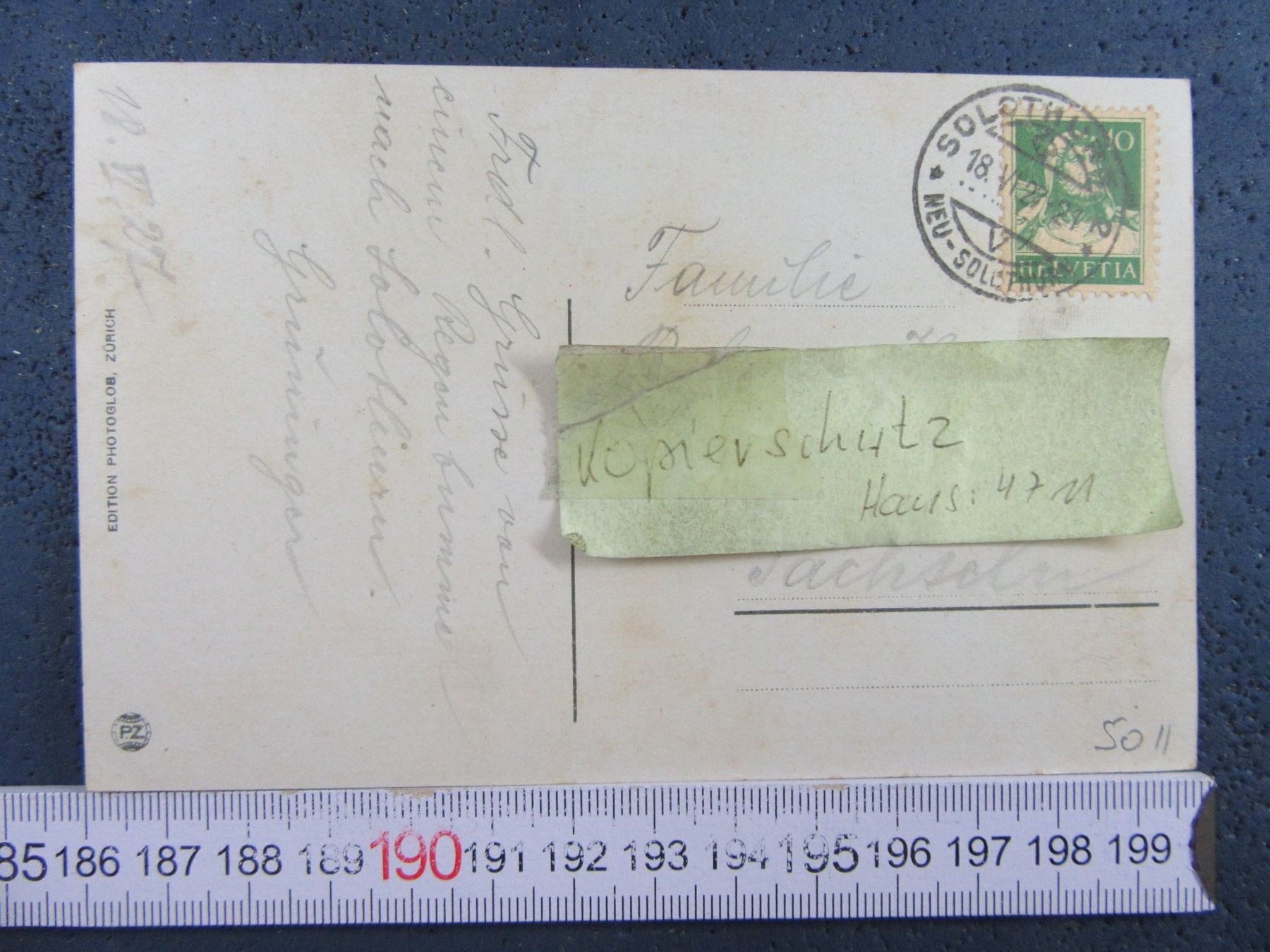 Cartoline postali: SOLOTHURN SO AK 1927 EISIEDELEI BELEBT – Usato da Ettingen venduto da Hausi4711 1
