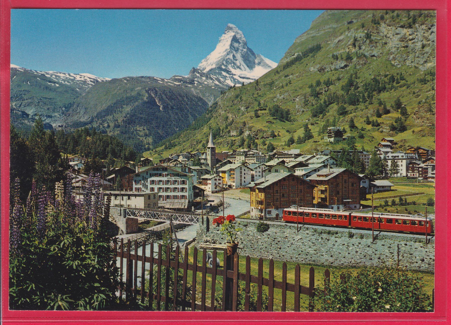 Cartoline postali: ZERMATT MIT MATTERHORN – Usato da Oberrieden venduto da Gebirgsstelze
