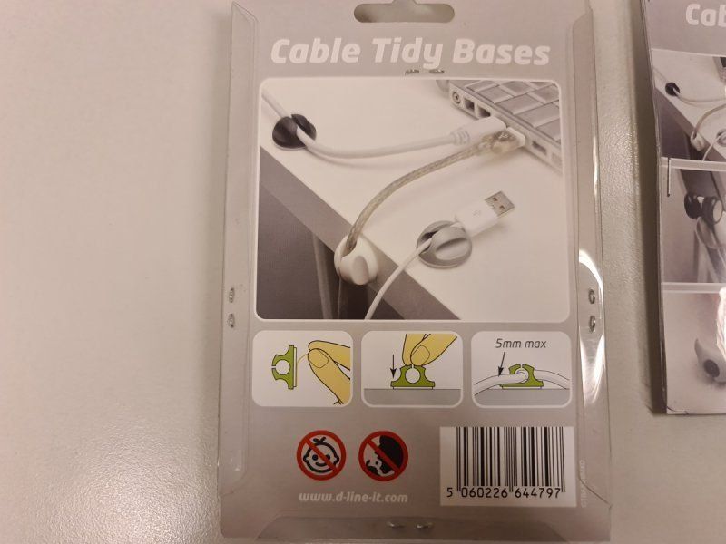 Kits de loisir créatif: 10 Pack D-Line selbstkleb. Kabelfixierer ab 1.- – Neuf (Voir description) à KRINAU par Mio_Liqstyle 3