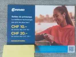Bon Conrad  de 10/59 CHF ou 20/139 CHF, valable ->02.08.26