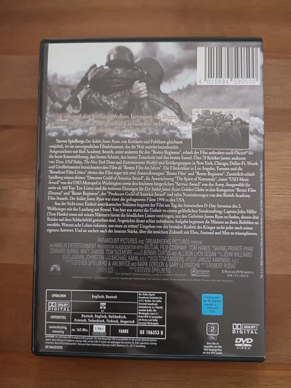 Alle DVDs: Der Soldat James Ryan – Gebraucht aus Aarau von d_m_bf6g 1