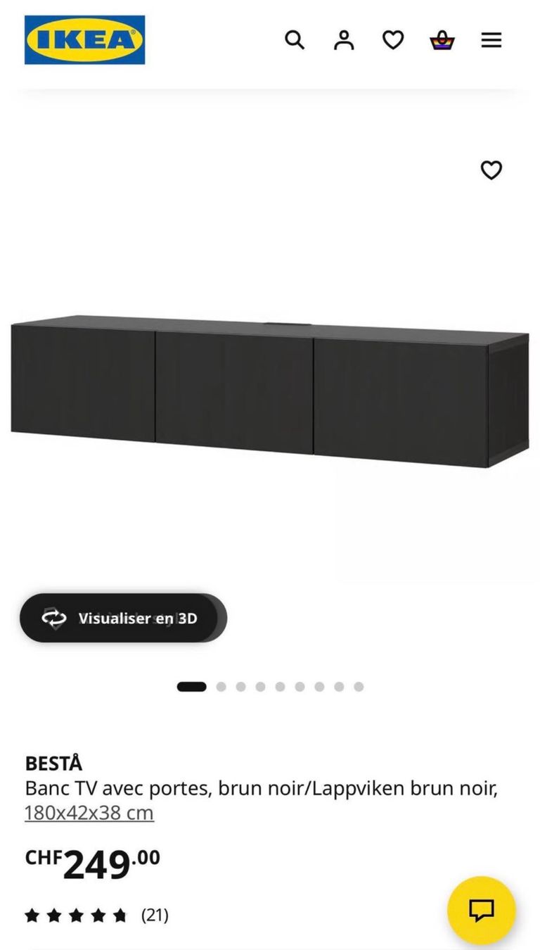 Ikea Meubles TV: Meuble TV – D'occasion à Vuadens par elo_ym9v