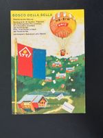 Ballon-Post-Karte 1962 signiert Dolder Bosco della B  (G321)