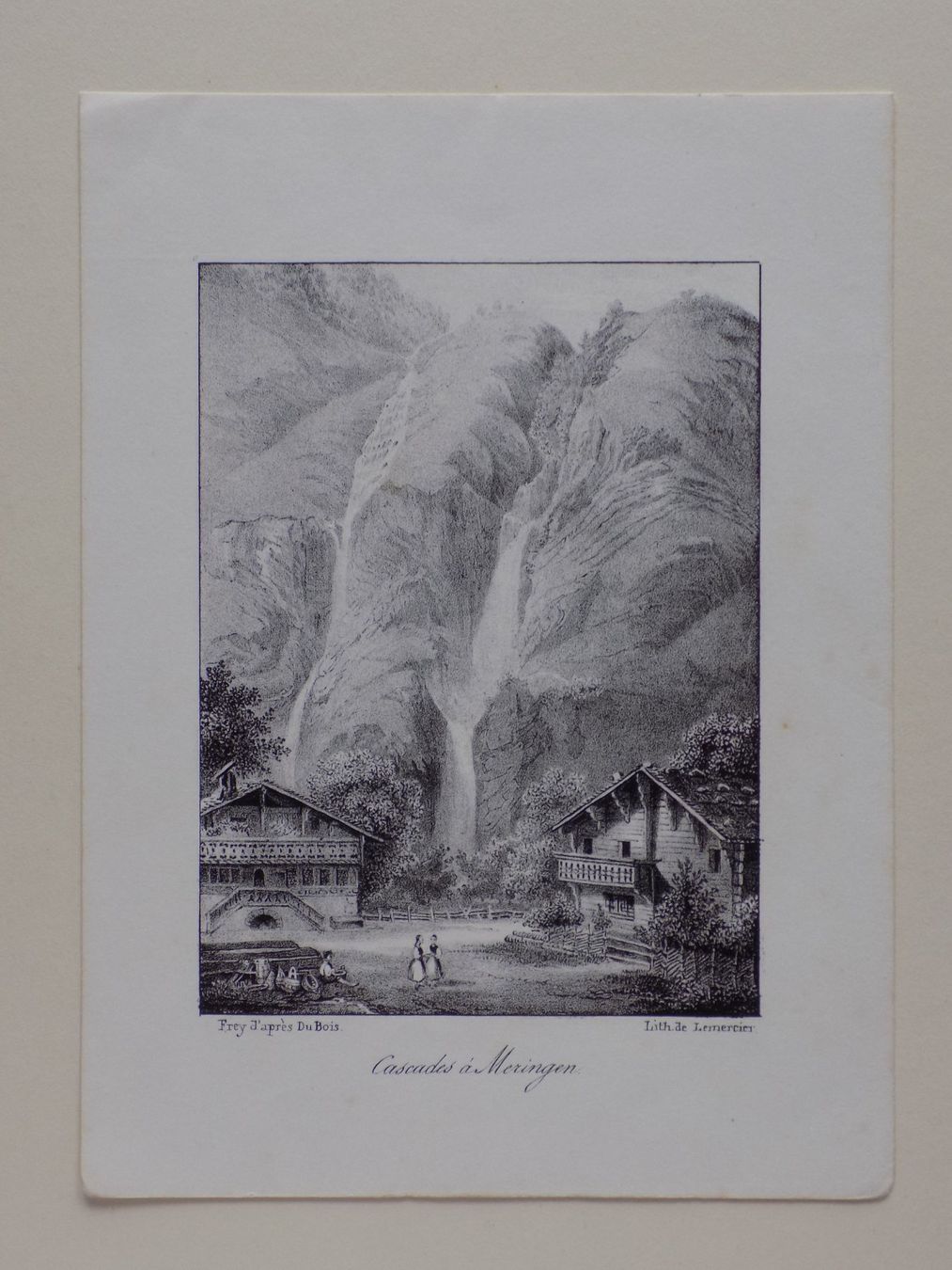 Stiche: Cascade à Meiringen Wasserfall – Gebraucht aus Risch von Rischli15