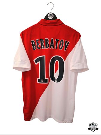 BERBATOV #10 Original AS Monaco 2014-15 Home Trikot