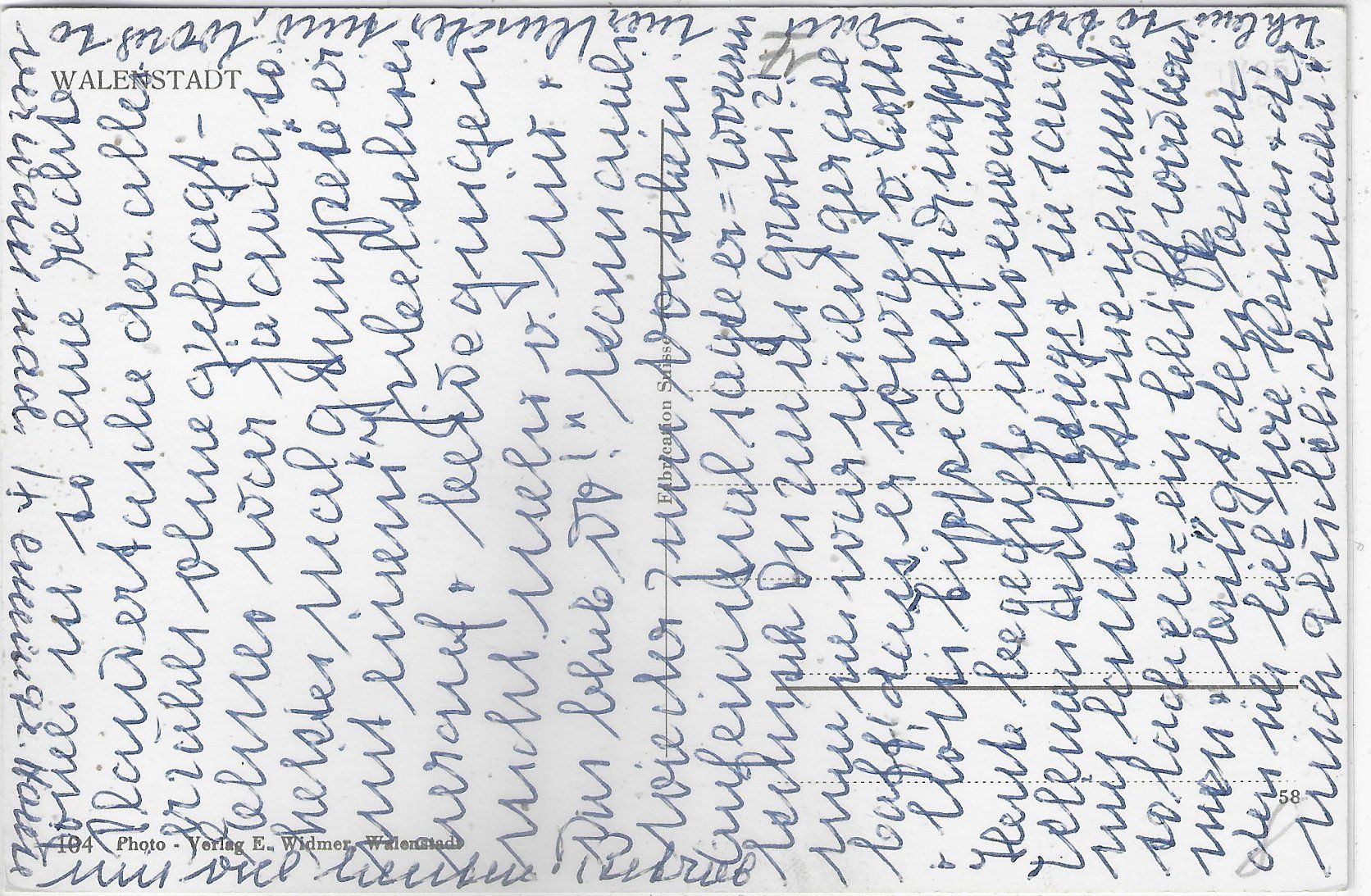 Cartoline postali: Wallenstadt - Generalansicht – Usato da Ettingen venduto da Kartenplanet 1