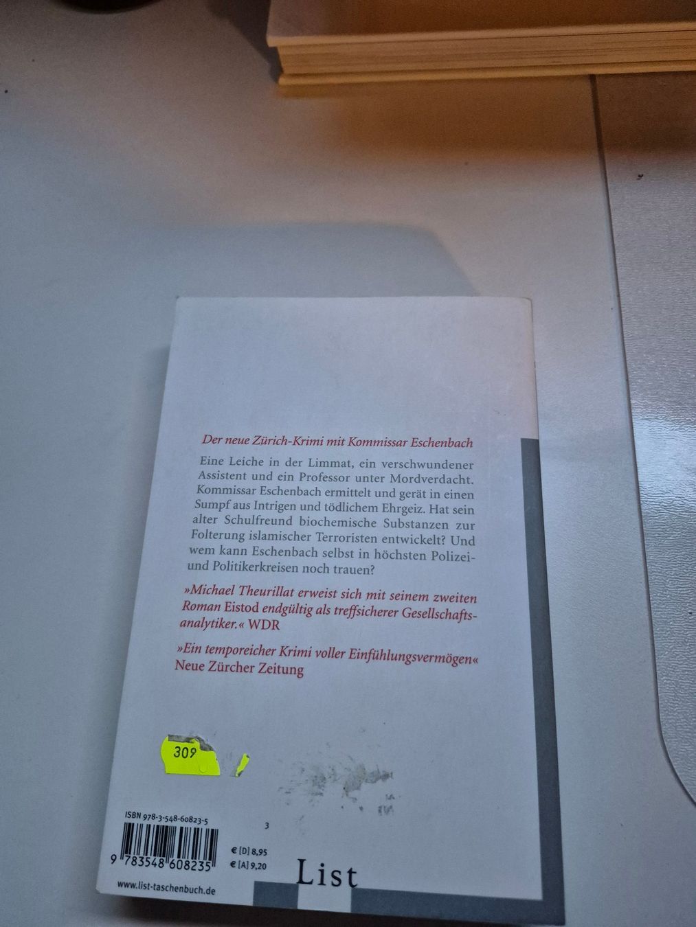 Bücher: Michael Theurillat - Eistod – Gebraucht aus Interlaken von cri_d9sz 1