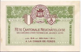 CHAUX - de - FONDS, fête cantonale neuchâteloise