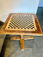 Spiel- und Beistelltisch mit Intarsien 1960er Jahre
