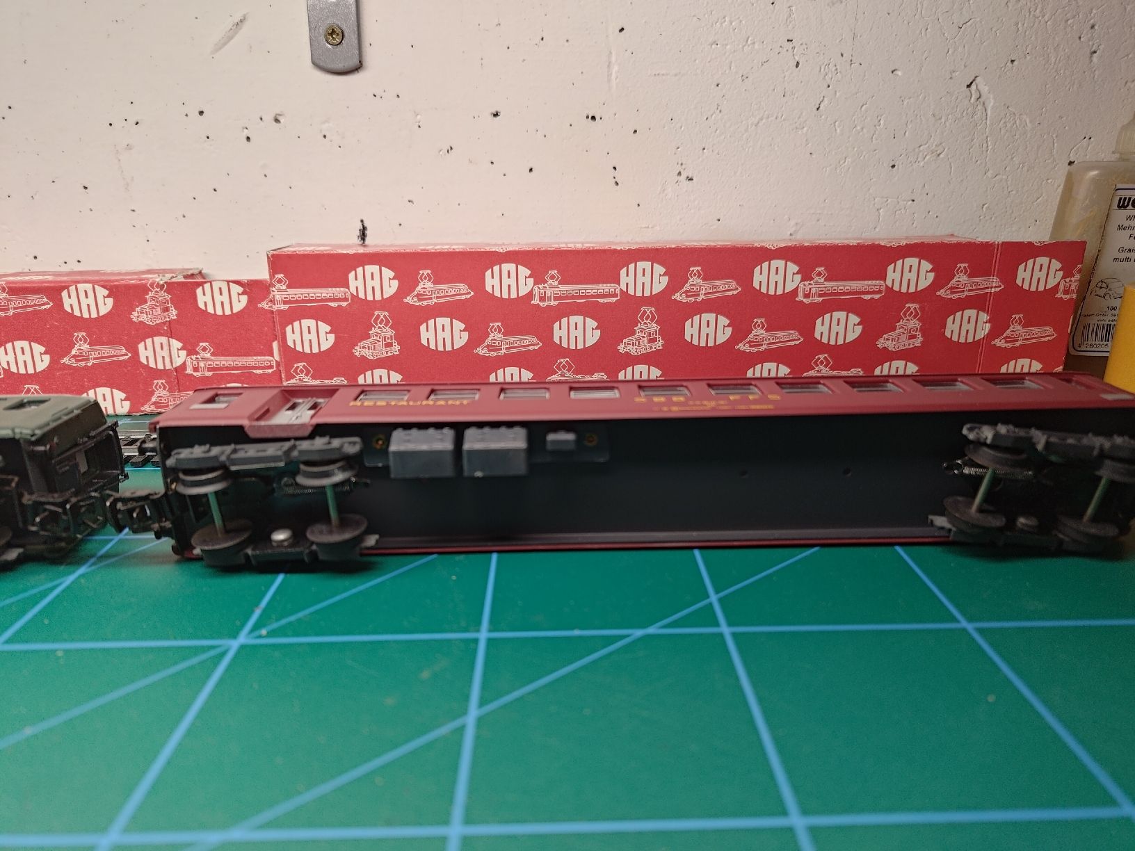 Hag Modellini di ferrovie: Wagon HAG Post et Restaurant – Nuovo (secondo la descrizione) da Chavannes-de-Bogis venduto da Skyhawk3 4