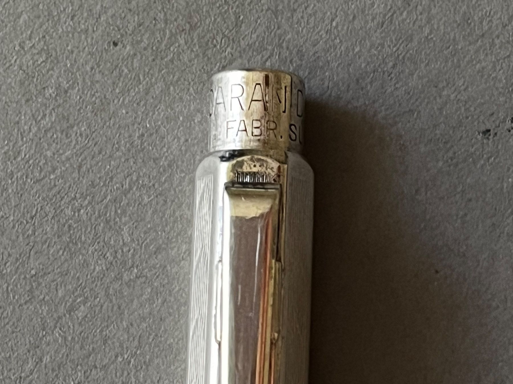 Caran D'Ache Stifte & Marker: Caran d’Ache Ecridor Schreiber Chevron versilbert ca – Gebraucht aus Zürich von FV.vintage 3