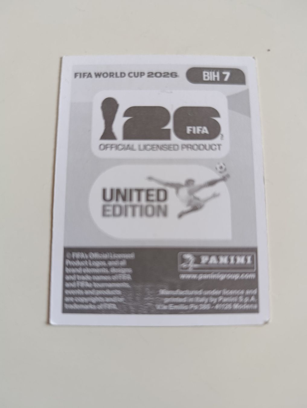 Panini Sammelbilder & Trading cards: Panini World Cup 2026 BIH 7 – Neu (gemäss Beschreibung) aus Lavey-Village von pas_7xd2 1