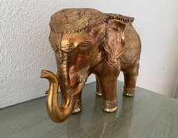 Messing Blumentöpf Elephant Elefant Asiatische Indien Indisc