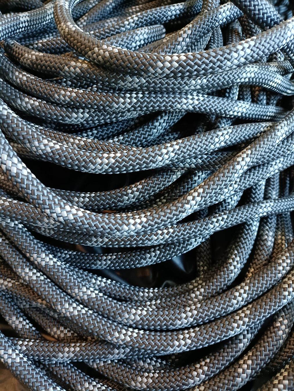 Edelrid Attrezzatura da arrampicata: Edelrid Statikseil (Kletterseil) mit Rucksack – Nuovo (secondo la descrizione) da Zürich venduto da Xenox_ng