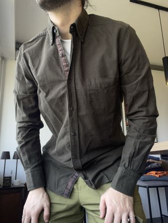 Chemise Massimo Dutti kaki taille M