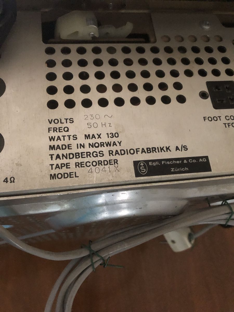 Aufnahmegeräte: Magnethofone Tadnberg 4000X – Gebraucht aus petit lancy von FerreiraLuis 9