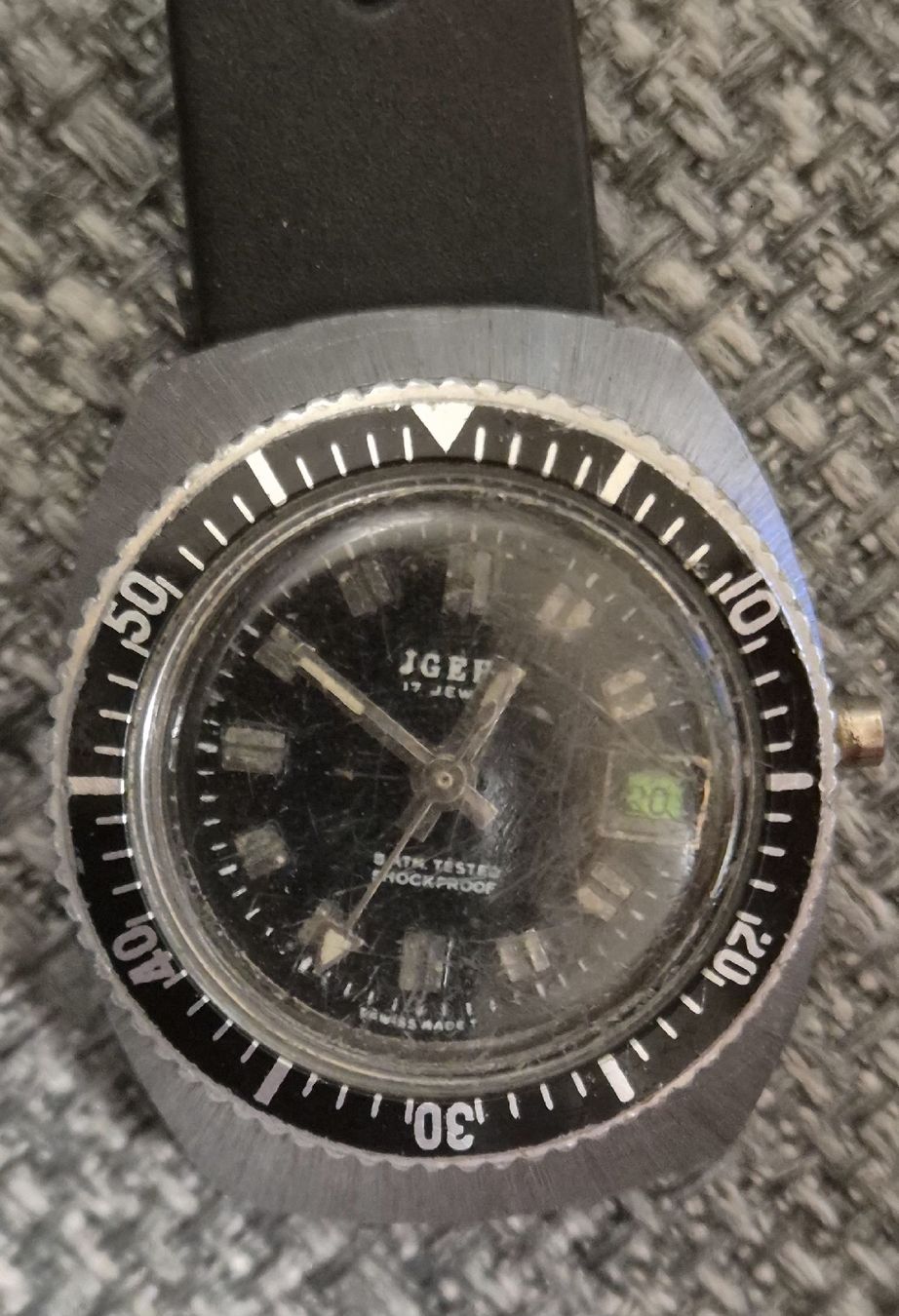 Montres: Montre de plongée JGEF – Défectueux à Genève par BKYB