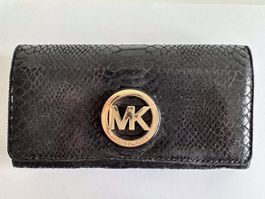 Michael Kors Portemonnaie schwarz/gold