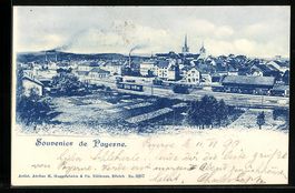 AK Payerne, Vue générale, 1899