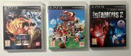 PS 3 GAMES, 3 STK. GAMES, PLAYSTATION 3, SONY, VINTAGE