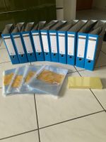 NEU Aktenordner 20x blau mit 400x Hüllen & gelber Notizblock