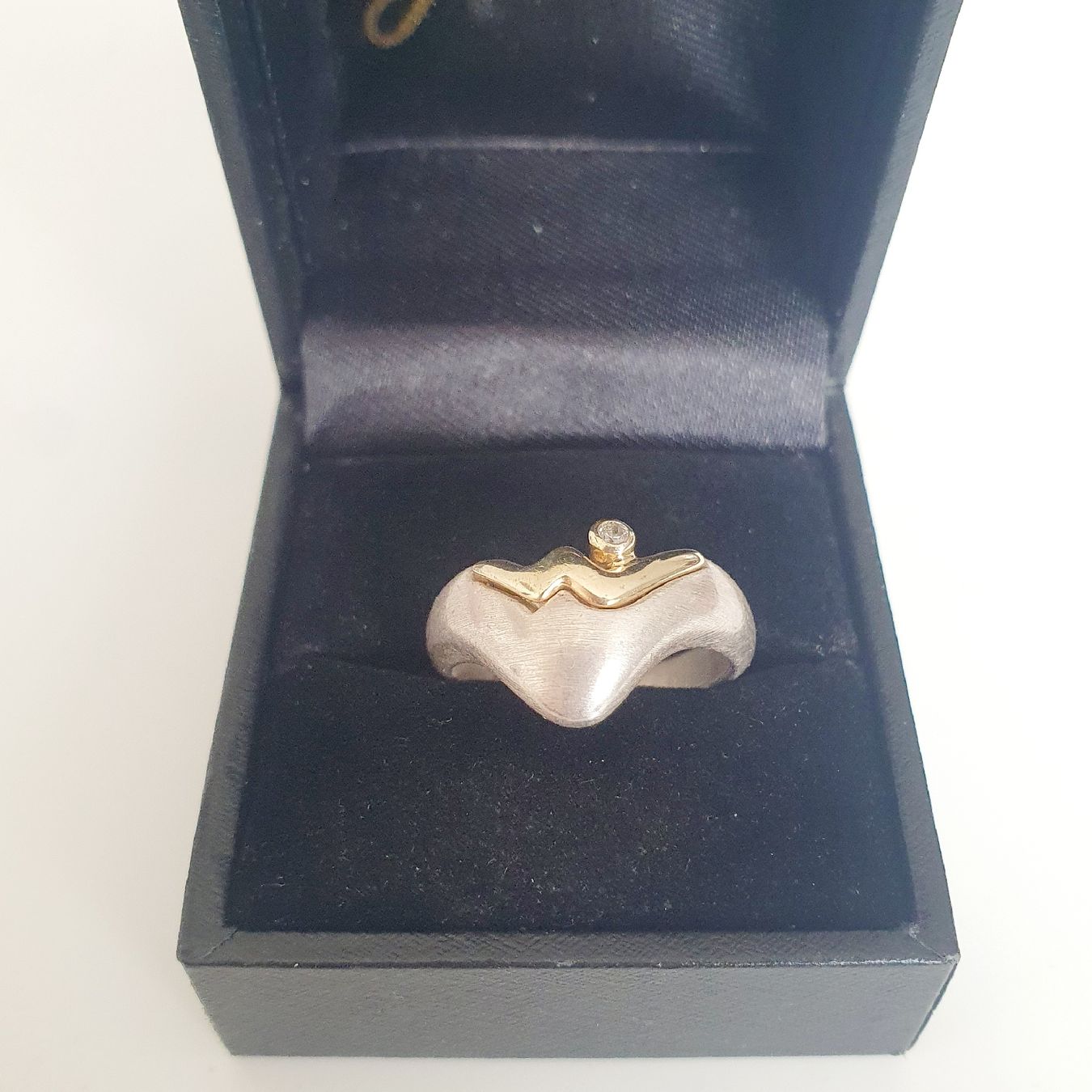 Anelli: Ring Silber 925 mit gold Elemente und Stein Gr 17,8 mm – Usato da Kreuzlingen venduto da Wunderkiste123 6