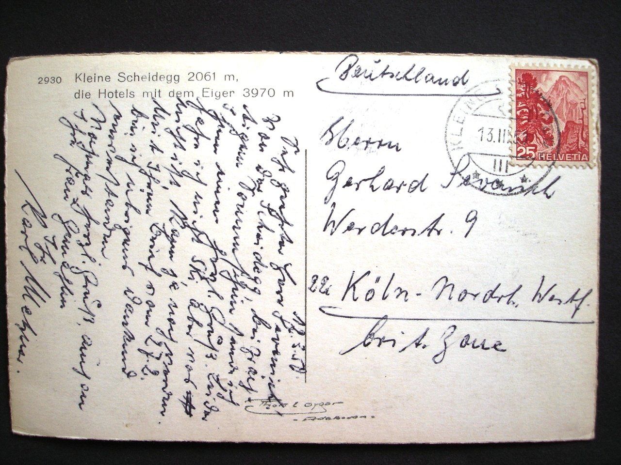 Cartes postales: GRINDELWALD Kleine Scheidegg – D'occasion à Jona par philajona 1