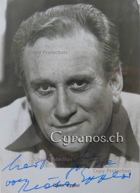 Autografi: Dieter Eppler (1927-2008) Schauspieler - Autogramm WALLACE – Usato da Dietikon venduto da cyranos.ch