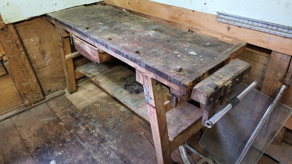 Werkbank Holz antik Kaufen auf Ricardo