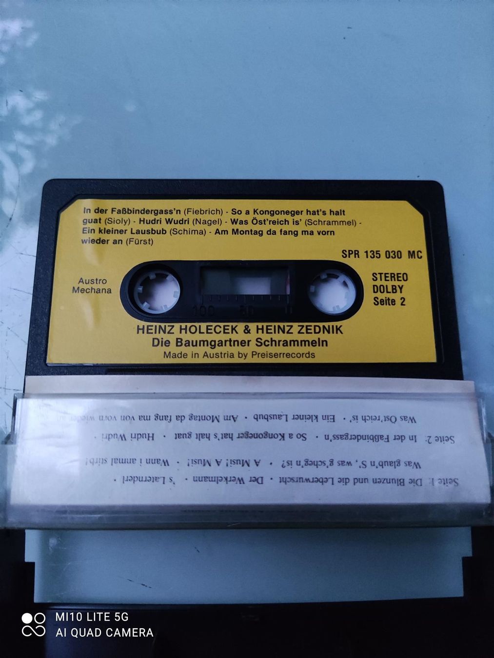 Musicassette: Wad Wien is' (Lieder und Duette) – Usato da St. Gallen venduto da elk2020 2