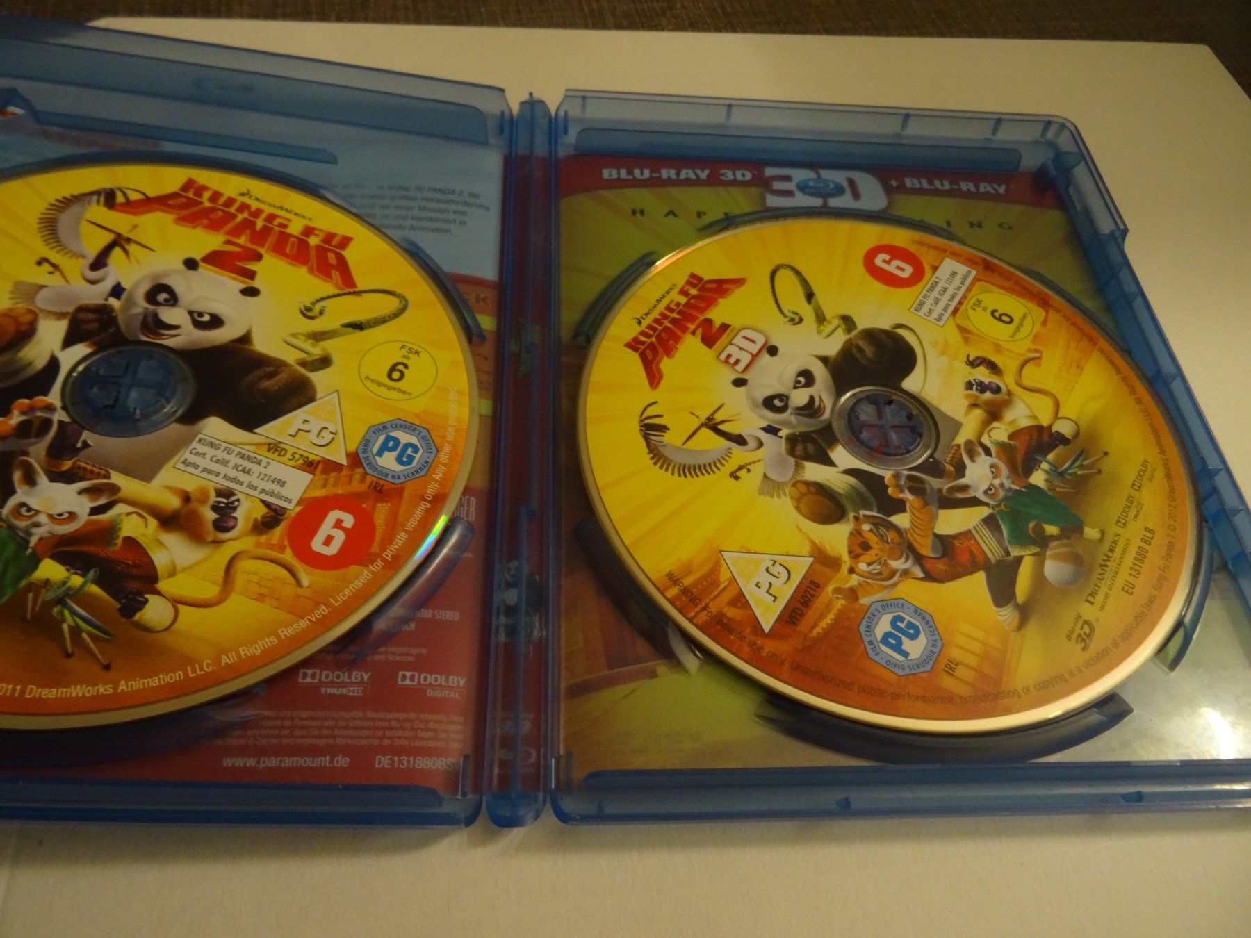 Tous les DVDs: Kung Fu Panda 2 Blu-ray 3D + 2D – D'occasion à Olten par Disc-Verkauf 1
