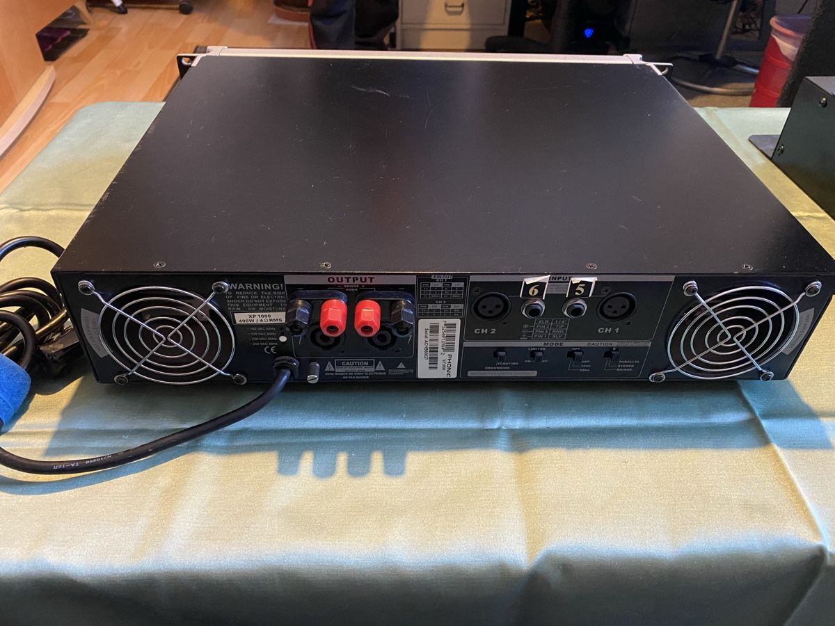 Amplificatori: Phonic XP 1000 Stereo Endstufe PA – Usato da Winterthur venduto da klassikaudio 1