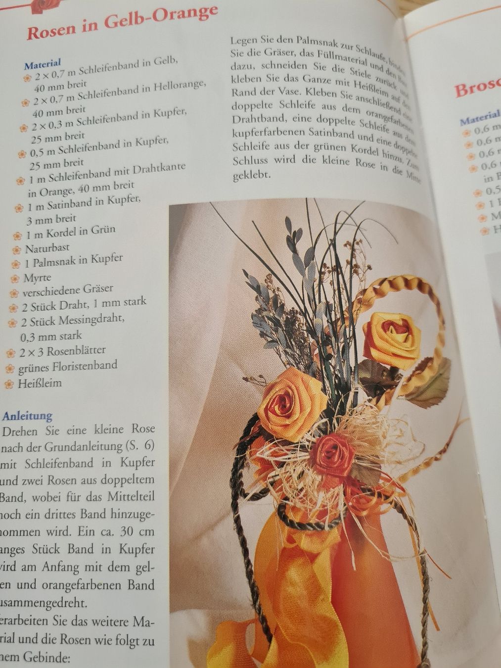 Bücher: Rosen aus Bändern Buch – Gebraucht aus Langenthal von Polarisstern 3