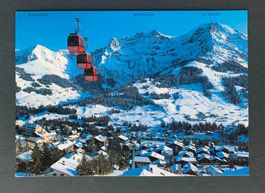 AK Adelboden Berner Oberland Gruppenumlaifbahn Schwandfeldsp