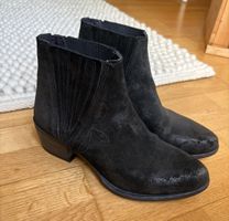 Stiefeletten schwarz Wildleder Grösse 38 