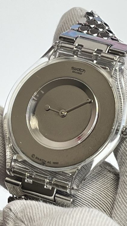 Swatch Orologi: Vintage Swatch Skin Damenuhr, Armbanduhr – Usato da Grenchen venduto da chththl 5