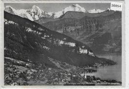 Blick v. Tschingel a. Sigriswil mit Eiger, Mönch u. Jungfrau