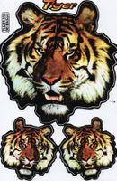 Tiger Motorrad Aufkleber Sticker 1 Bogen 27 x 18 cm ST091