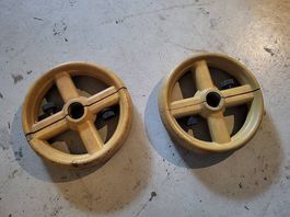 2x Rad Deltasegler Landsegler 19.5cm Kunststoff Nabe