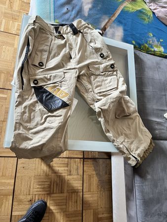 Pantaloni snowboard 4Fizea beige uomo taglia M perfetti per 
