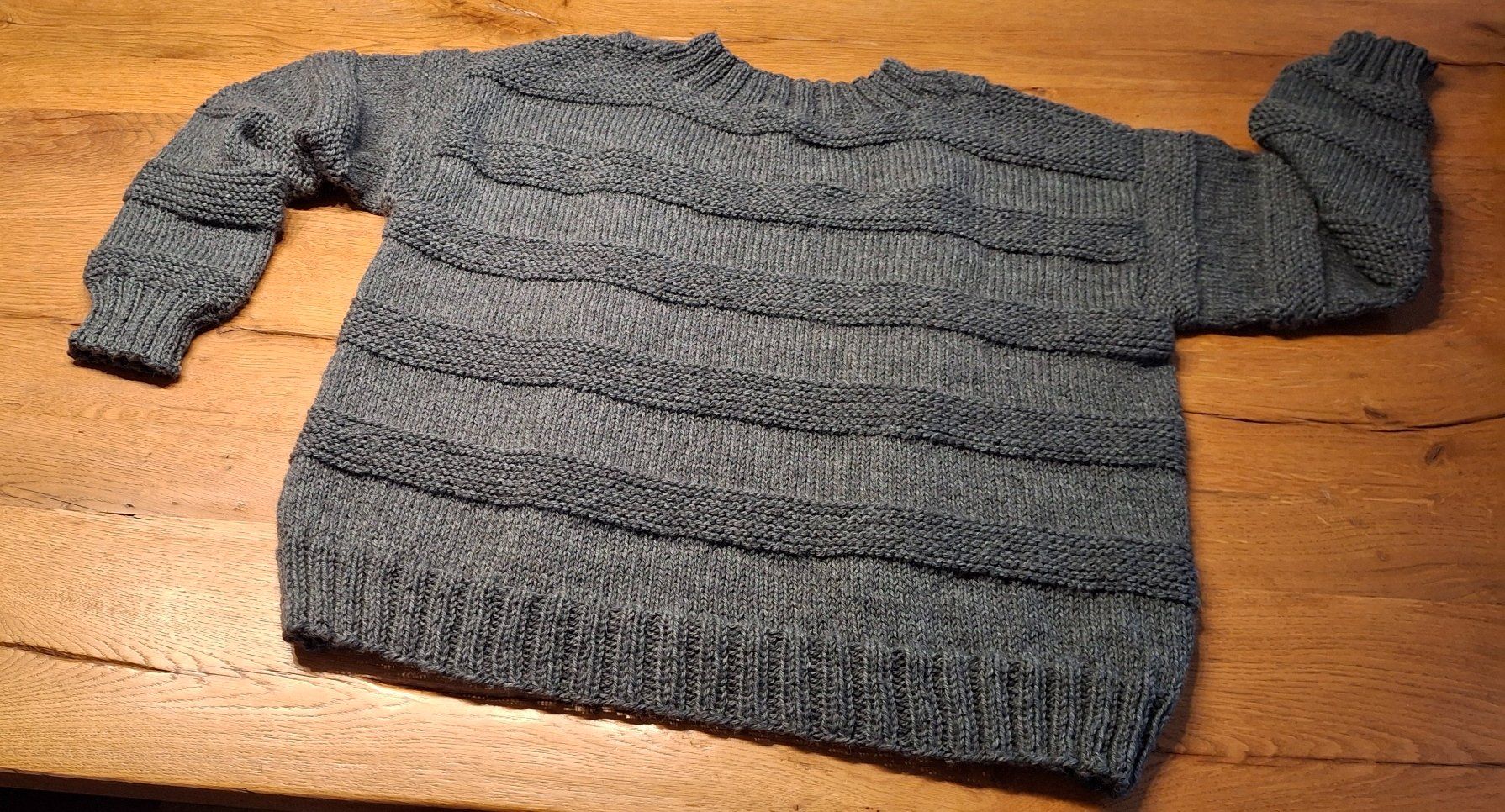 Maglioni & Felpe: Pulli "Carbon" warm und rustikal, handgestrickt    NEU – Nuovo (secondo la descrizione) da Langenthal venduto da Handstrick 2