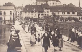 Solothurn Sängerfest 1913 Umzug