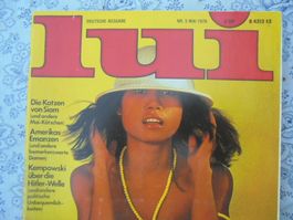 Erotik Magazin Sex LUI Deutsch1978 mit Poster Top Zustand