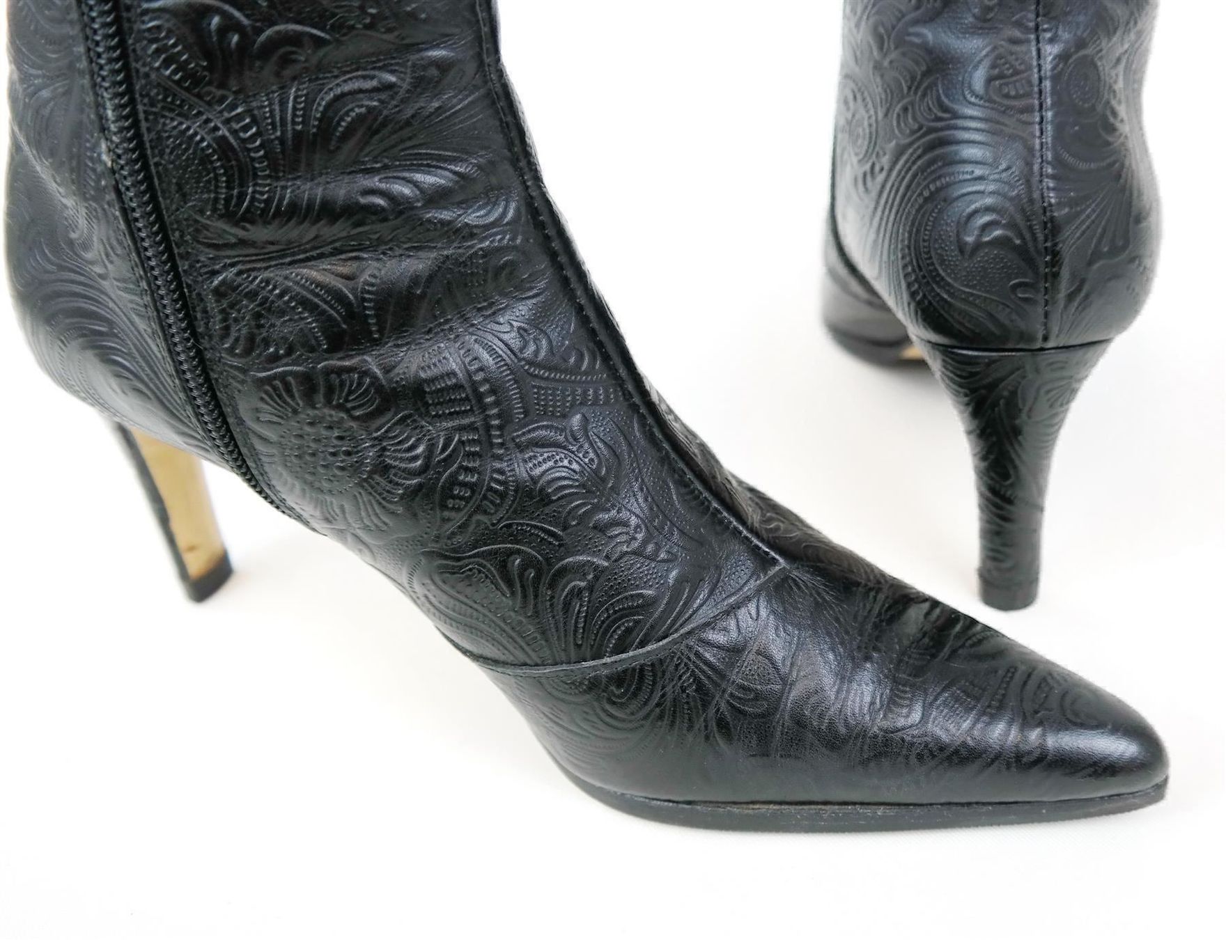 Scarpe da donna: Boston Stiefeletten Leder Pumps schwarz /Gr.36 – Usato da Wohlenschwil venduto da ABC-Vintage 6