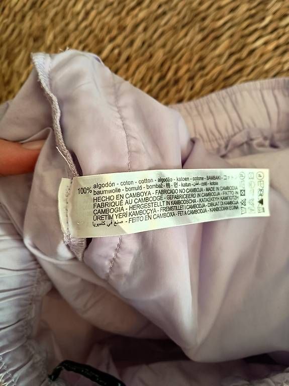 Pantaloni: Lila Hose mit leichtem Barrel-Cut – Usato da Zürich venduto da Melianea 2