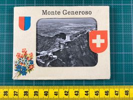 Monte Generoso, altes Souvenir Photo Mäppchen, Lugano