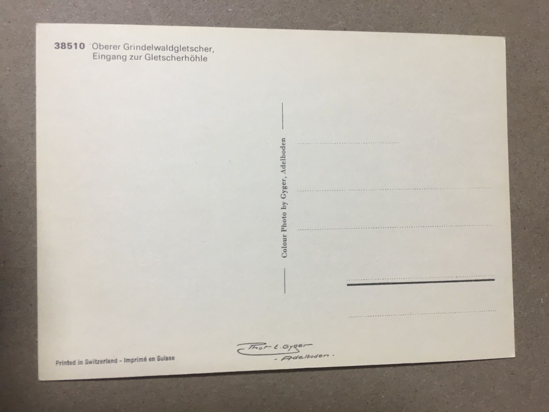 Cartes postales: AK oberer Grindelwaldgletscher Bern teilansicht – D'occasion à Küttigen par Melisch1000 1